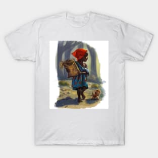 Girl with a red bandana T-Shirt